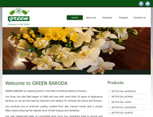 Tablet Screenshot of greenbaroda.com